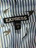 Express Print Blue Long Sleeve Blouse Size M - photo 4