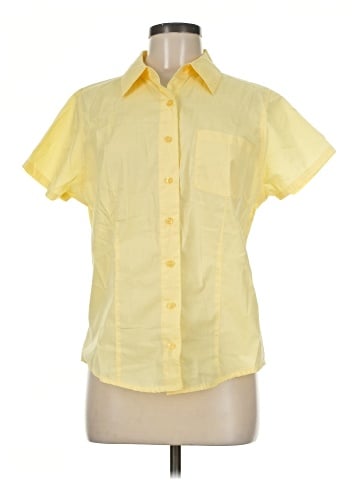 Basic Editions Short Sleeve Blouse (view 1)