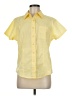 Basic Editions Yellow Short Sleeve Blouse Size M - photo 1