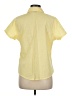 Basic Editions Yellow Short Sleeve Blouse Size M - photo 2