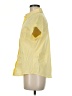 Basic Editions Yellow Short Sleeve Blouse Size M - photo 5