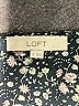 Ann Taylor LOFT 100% Polyester Floral Black Casual Dress Size 14 - photo 7