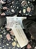 Ann Taylor LOFT 100% Polyester Floral Black Casual Dress Size 14 - photo 8