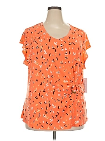 Liz Claiborne Short Sleeve Blouse (view 1)
