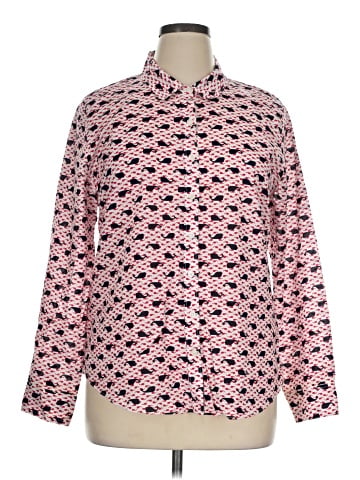 Crown & Ivy Long Sleeve Button-Down Shirt (view 1)