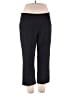 Lands' End Sport Solid Black Active Pants Size 18 - photo 1