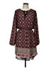Daniel Rainn 100% Polyester Paisley Brown Casual Dress Size L - photo 1