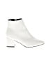 Bamboo White Ankle Boots Size 8 - photo 1