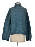 Moth Tweed Teal Turtleneck Sweater Size XS - photo 1