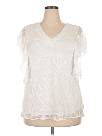 Alfani Short Sleeve Blouse (view 1)