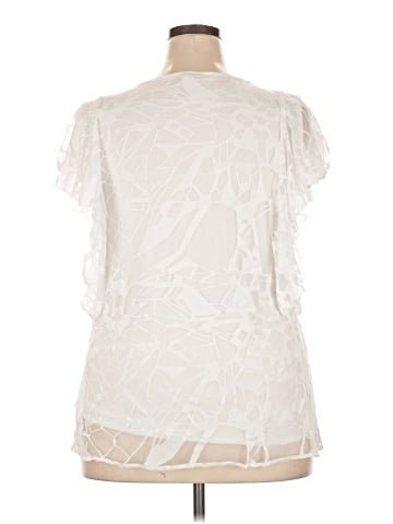 Alfani Short Sleeve Blouse (view 2)