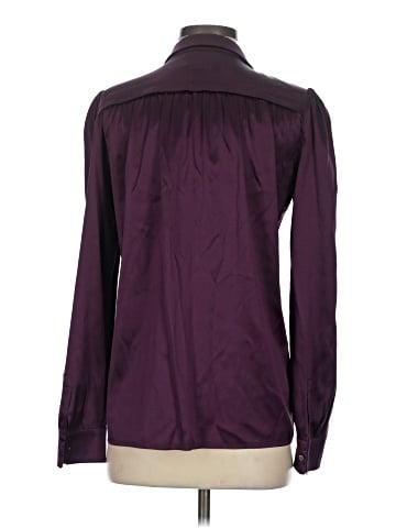 Faconnable Long Sleeve Silk Top (view 2)