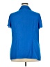 Worthington 100% Polyester Blue Short Sleeve Blouse Size 2X - photo 2