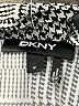 DKNY Houndstooth White Gray Long Sleeve Blouse Size M - photo 7