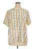Liz Baker 100% Polyester Yellow Short Sleeve Blouse Size 1X - photo 1