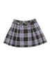 Bonpoint Plaid Gray Blue Skirt Size 10 - photo 1