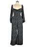 Lush 100% Polyester Polka Dots Black Jumpsuit Size L - photo 1