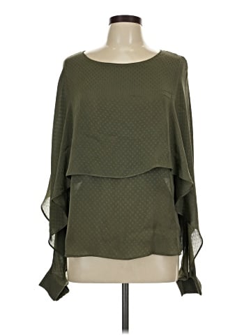 Q&A 3/4 Sleeve Blouse (view 1)