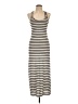Feathers Stripes Tan Casual Dress Size L - photo 1