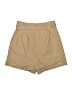 Express Solid Tan Khaki Shorts Size 2 - photo 2