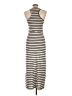 Feathers Stripes Tan Casual Dress Size L - photo 2