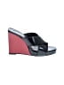 Donald J Pliner Color Block Red Wedges Size 6 1/2 - photo 1