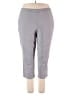 Susan Graver Solid Gray Active Pants Size 1X - photo 1