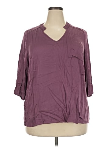 Lisa Rinna 3/4 Sleeve Blouse (view 1)