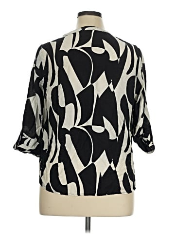 Sara Michelle 3/4 Sleeve Blouse (view 2)