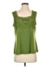 Susan Graver Green Sleeveless Top Size S - photo 1