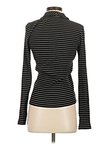 Madewell Snap-Front Cardigan Top in Stripe (view 2)