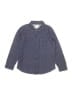 Hanna Andersson Chevron-herringbone Blue Long Sleeve Button-Down Shirt Size 5 - photo 1