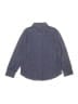 Hanna Andersson Chevron-herringbone Blue Long Sleeve Button-Down Shirt Size 5 - photo 2