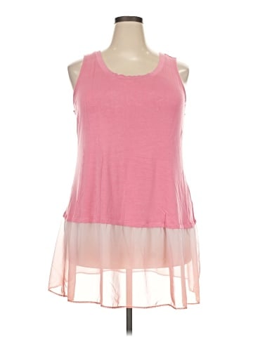 LOGO by Lori Goldstein Tank Top (view 1)