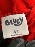 Bluey 100% Polyester Red Sweatshirt Size 4T - photo 3