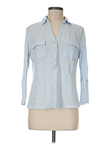 Jones New York Long Sleeve Polo (view 1)