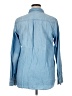 Old Navy 100% Cotton Blue Long Sleeve Button-Down Shirt Size XL (tall) - photo 2