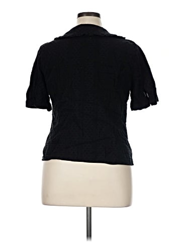 Allegra K Short Sleeve Blouse (view 2)