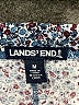 Lands' End Print Blue Casual Pants Size M - photo 7