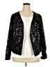 Torrid 100% Polyester Stars Black Jacket Size 2X Plus (2) - photo 1