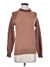 Club Monaco 100% Wool Color Block Solid Brown Wool Pullover Sweater Size S - photo 1