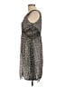 Mystree 100% Polymide Polka Dots Gray Cocktail Dress Size L - photo 5