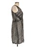 Mystree 100% Polymide Polka Dots Gray Cocktail Dress Size L - photo 4