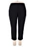 Susan Graver Solid Black Casual Pants Size 1X - photo 1