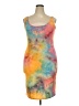 Absolutely Love It!! Tie-dye Orange Cocktail Dress Size 2X - photo 1