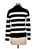 Talbots Stripes Black Wool Pullover Sweater Size Med Petite - photo 2