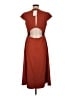 Sugarlips Solid Brown Casual Dress Size M - photo 2
