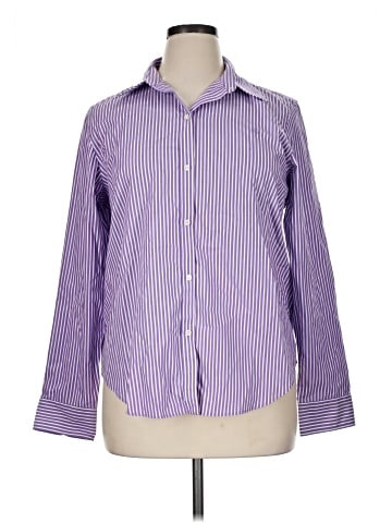 Lauren by Ralph Lauren Long Sleeve Button-Down Shirt (view 1)