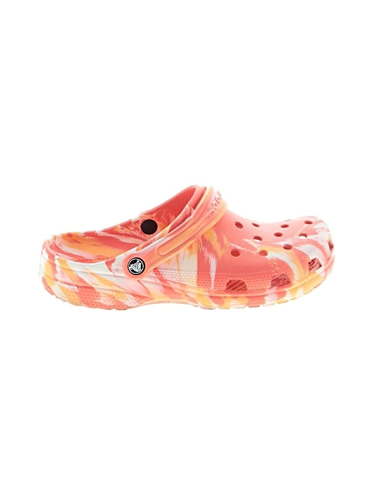 Pre-owned Crocs Mule/clog In Orange