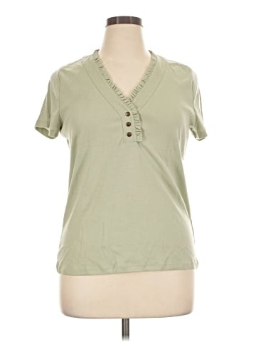 Lauren by Ralph Lauren Short Sleeve Top (view 1)